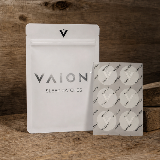 VAION+ Sleep Patches pack with patch sheet